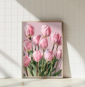 Tulips Acrylic Painting